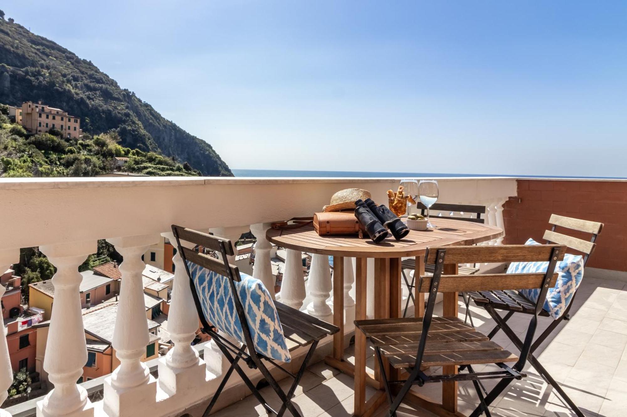 Giadera Penthouse 5Terreparco Apartment Riomaggiore Ngoại thất bức ảnh