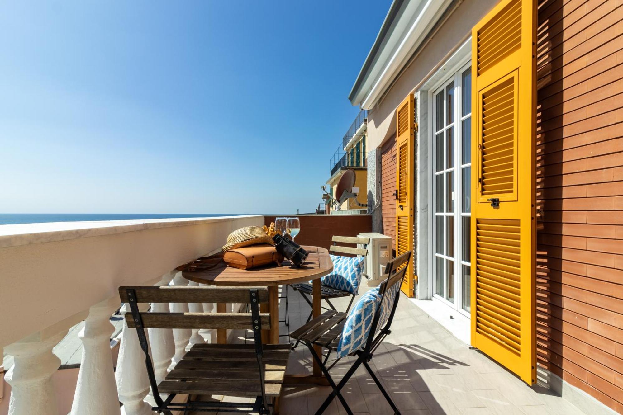 Giadera Penthouse 5Terreparco Apartment Riomaggiore Ngoại thất bức ảnh